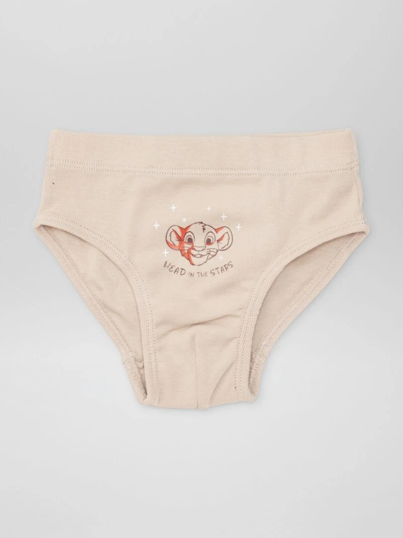 Lot de 3 slips 'Simba' de 'Disney'   Orange