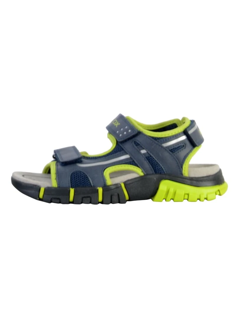 Sandale à Scratch Plate Geox Enfant Dynomix Bleu marine