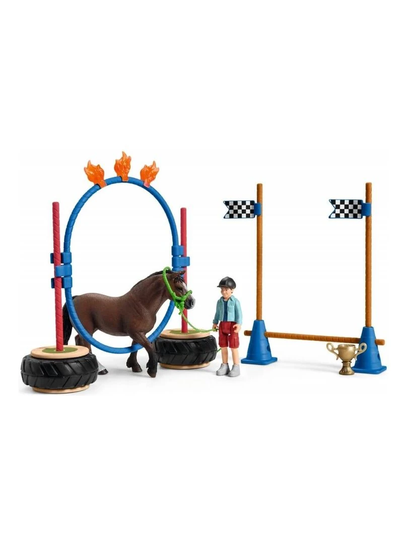 Course d'agilité pour poney   N/A