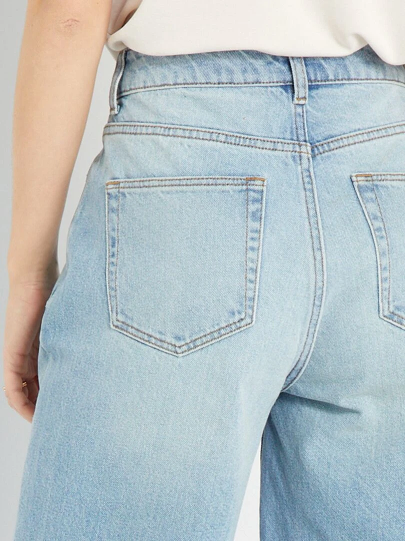 Jean wide leg   L30   Triple stone