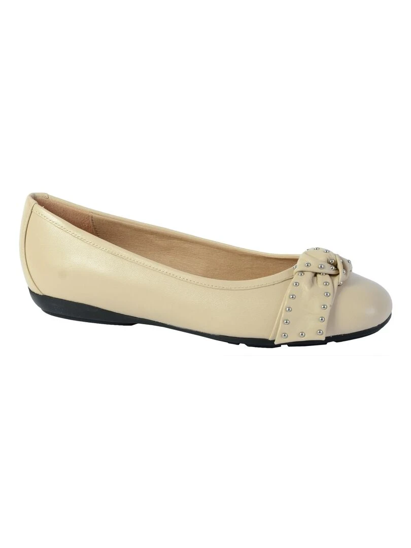 Ballerine Geox D Annytah   Nappa Sheep Lea   Beige