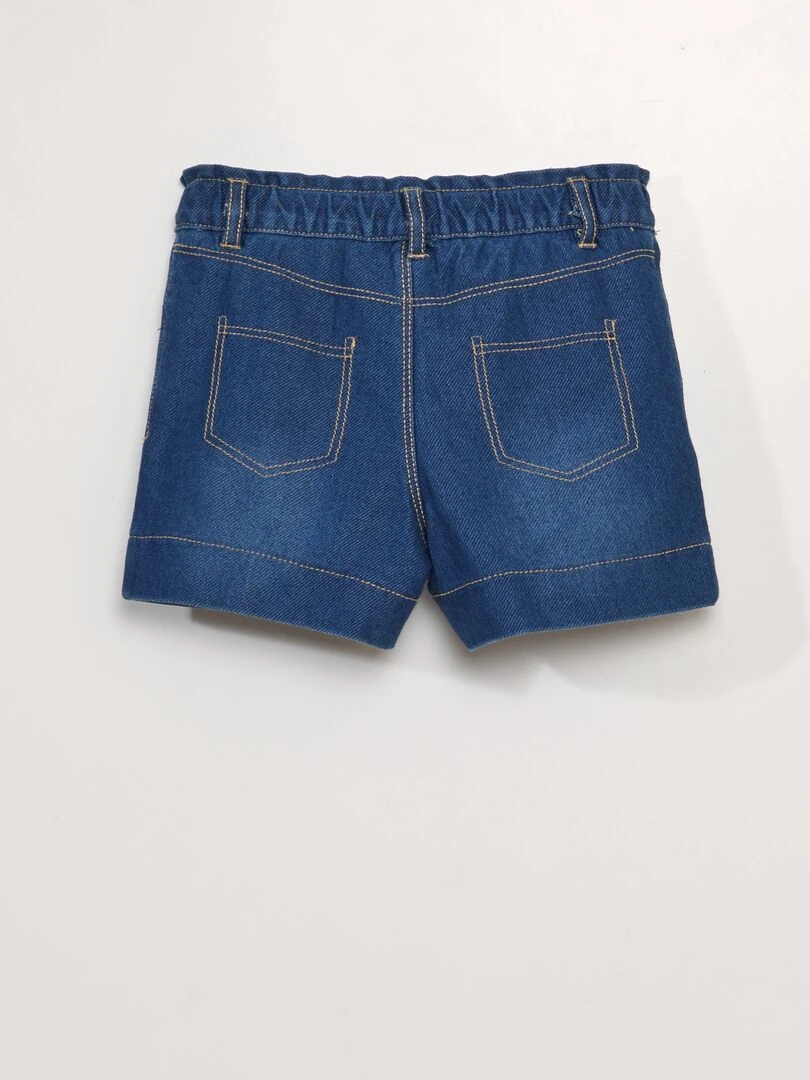 Short en denim   So Easy   Bleu brut