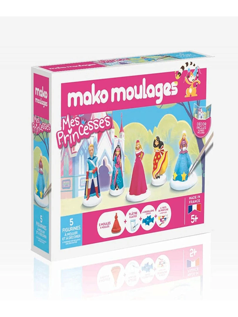 Mako Moulages 5 Moules Mes Princesses N/A
