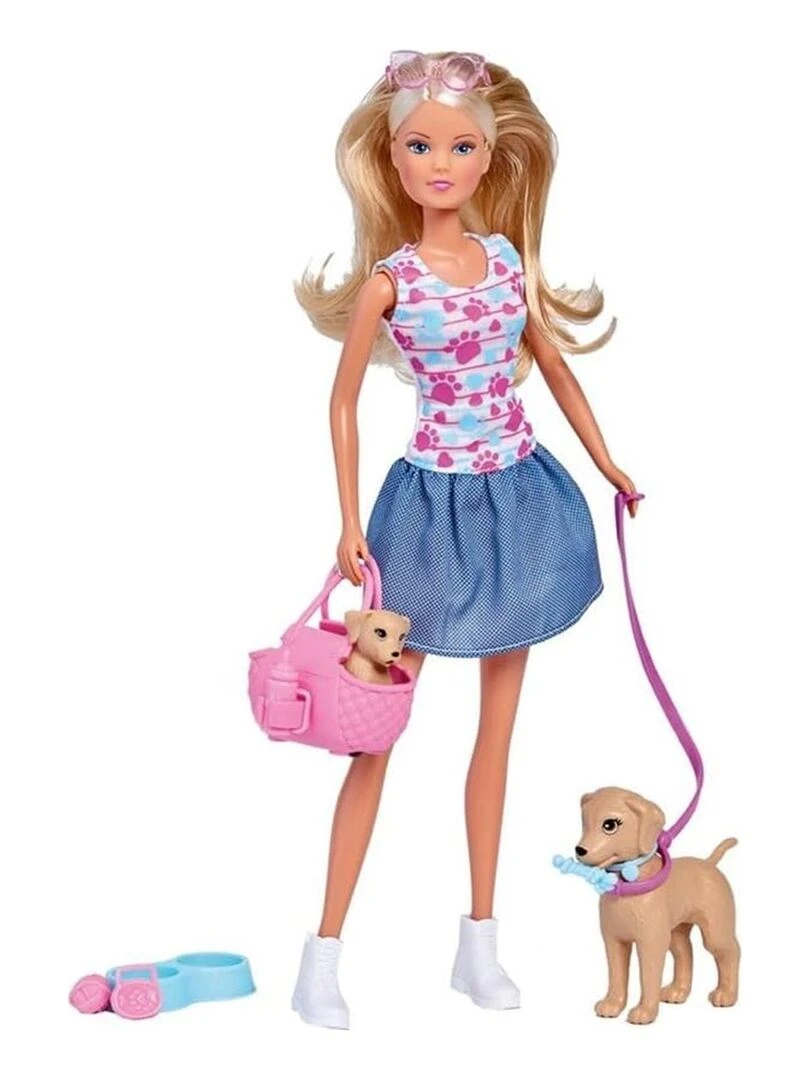 Steffi Love Poupée mannequin Promenade chien N/A