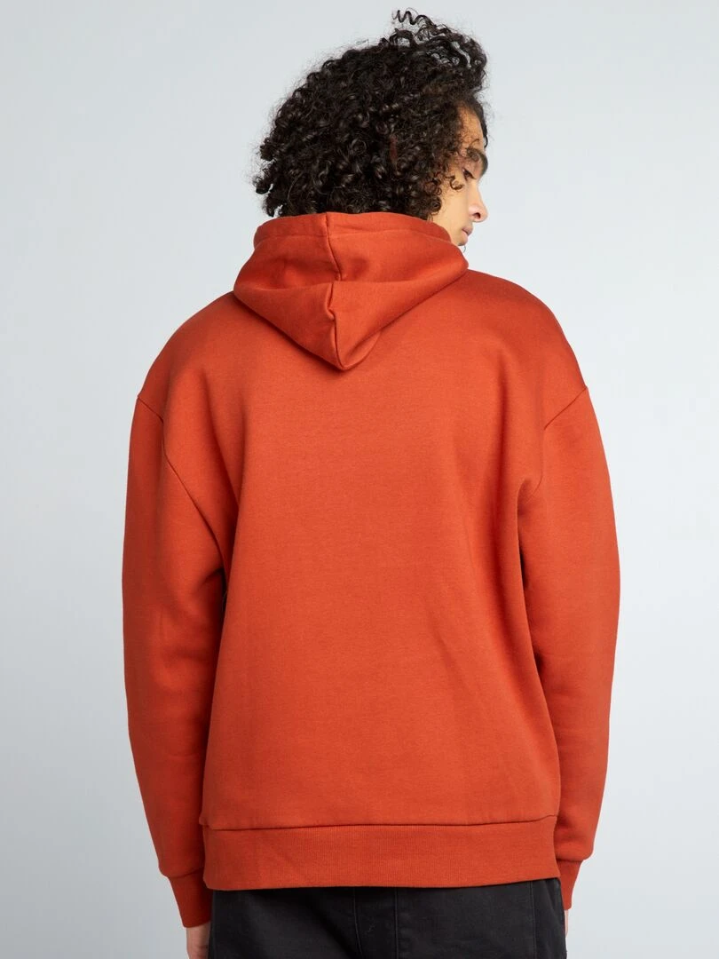 Sweat à capuche   Orange