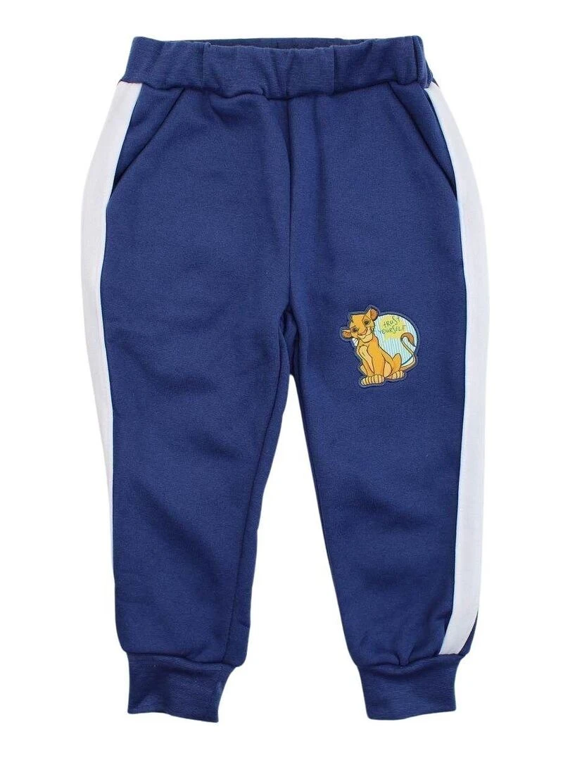 Disney Pantalon De Jogging garçon imprimé Le Roi Lion Bleu marine