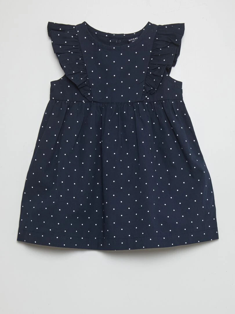 Ensemble robe + bloomer Bleu