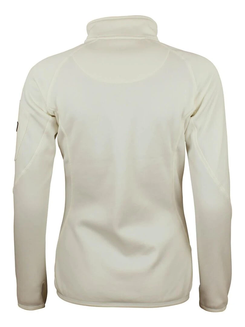 Blouson polarshell femme AMARO Ecru