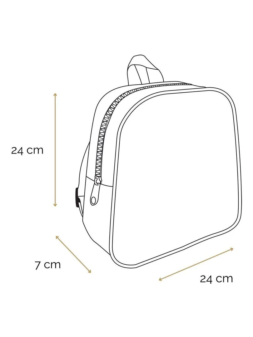 BAGTROTTER Sac à dos gouter 24 cm maternelle Jurassic World Dinosaure Jaune   Jaune