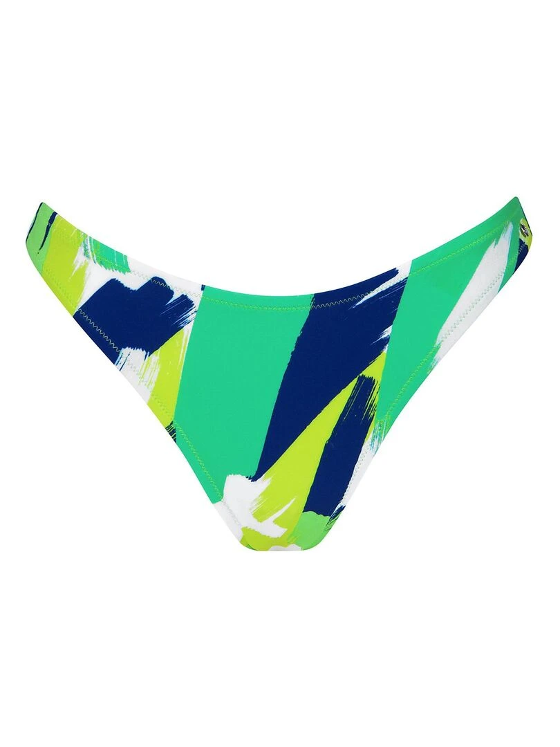 Bas maillot slip de bain échancré taille basse Panama   Vert