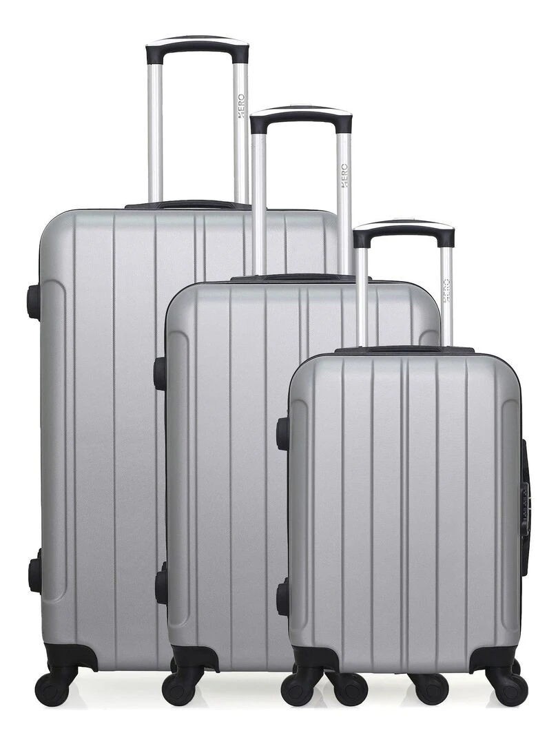 Set de 3 valises rigides FOGO Gris