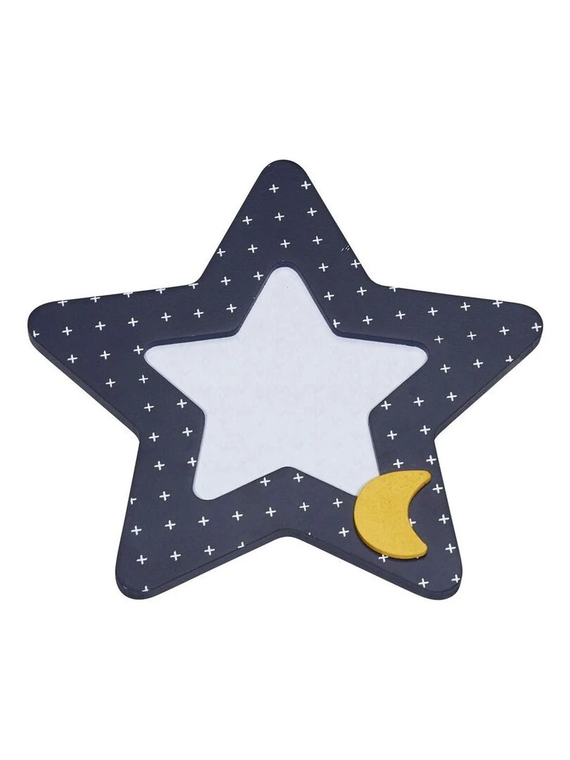 Cadre Photo etoile en MDF Bleu SAUTHON Bleu