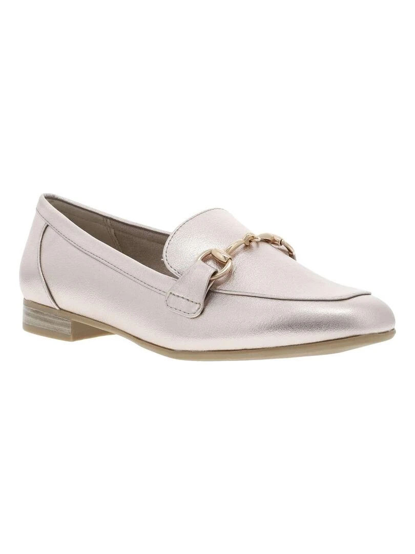 MARCO TOZZI Mocassins talon plat Gris