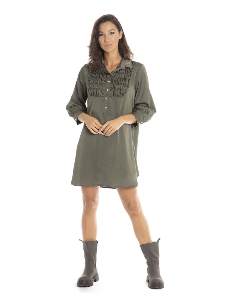 Robe chemise ROSIE Gérard Pasquier Kaki