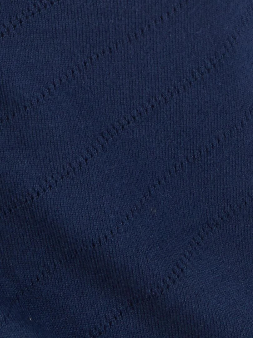 Cardigan fantaisie fibres viscose Lenzing(TM) EcoVero(TM)   Damart   Bleu marine