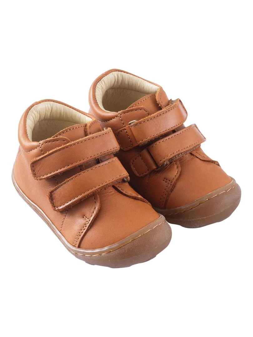 Chaussures premiers pas cuir Pumpy Marron