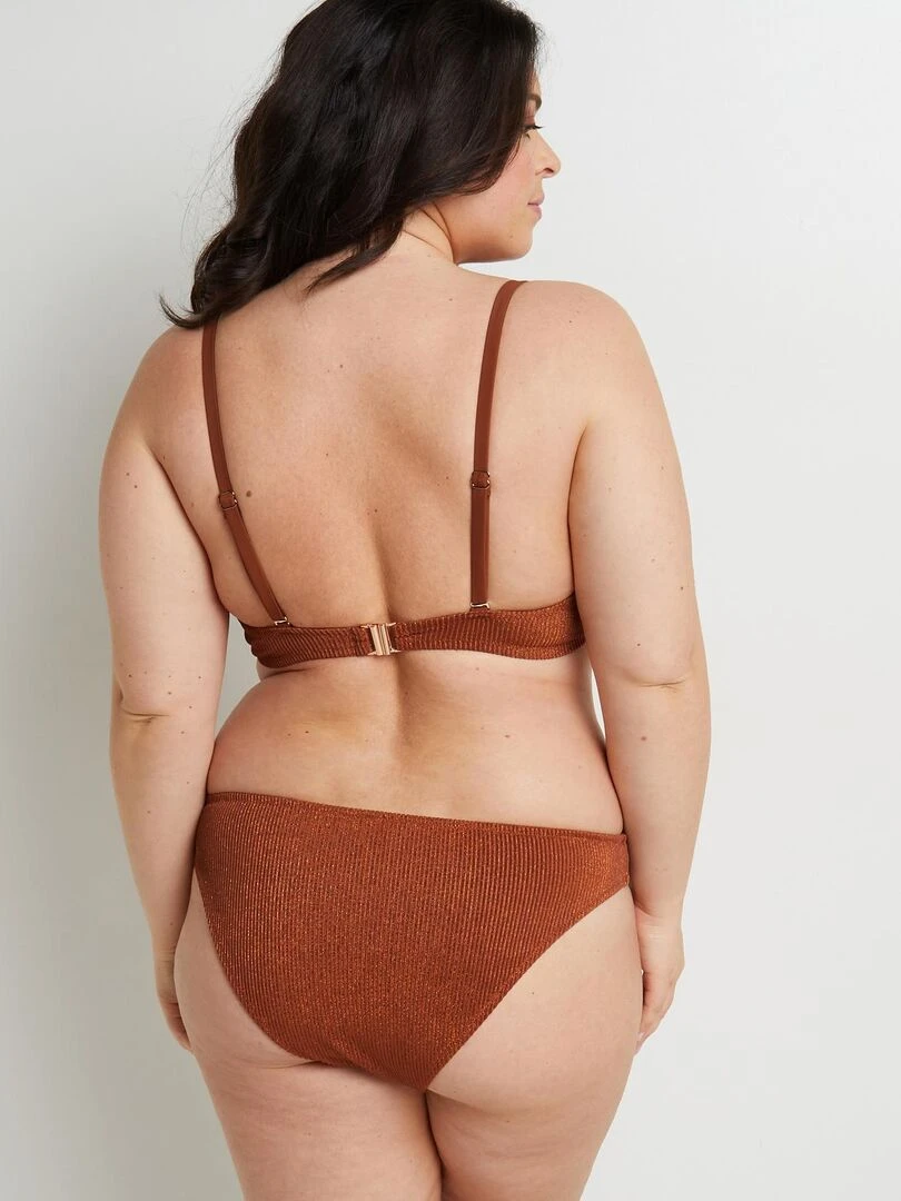 Maillot de bain slip midi Magma   RougeGorge Lingerie   Marron