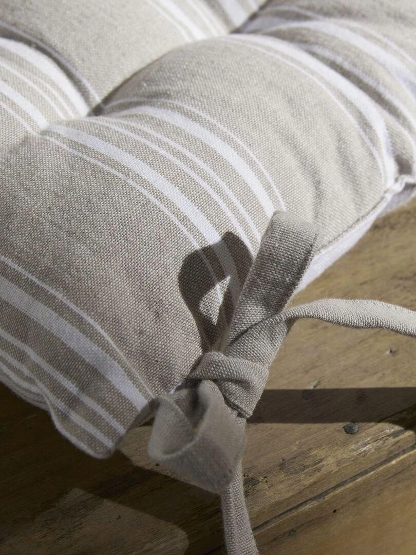 Assise matelassée imprimé 'CHARME' 'TODAY'   Beige