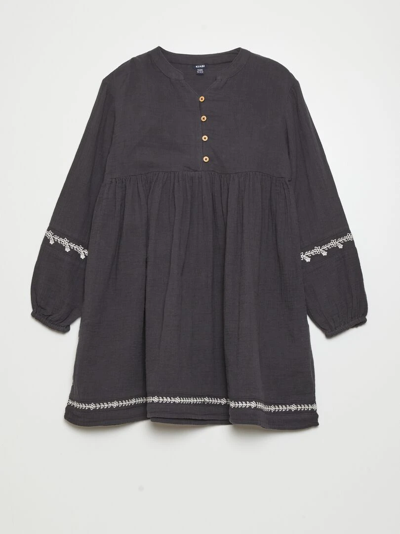 Robe gris foncé