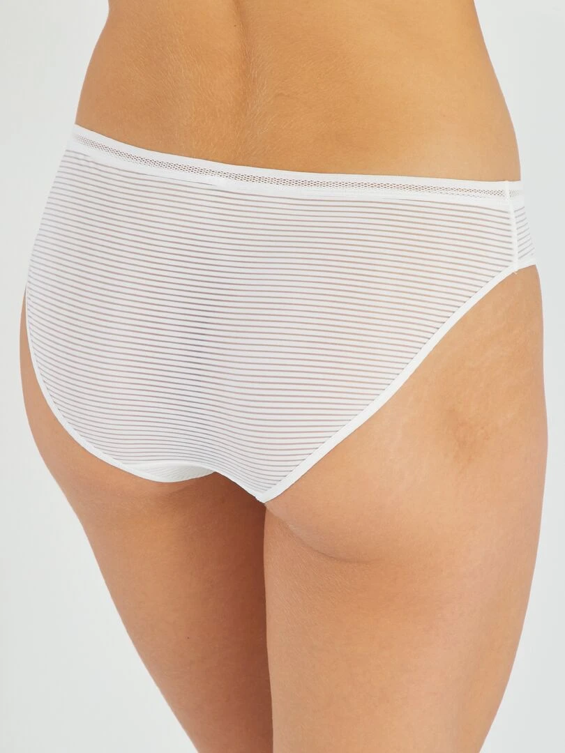 Culotte microfibre   blanc