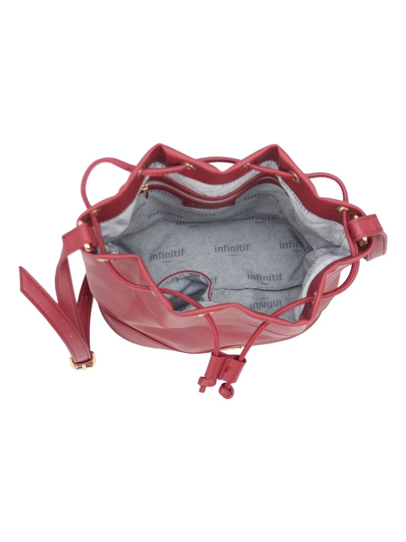 INFINITIF   SAC A MAIN PIVOINE   Rouge