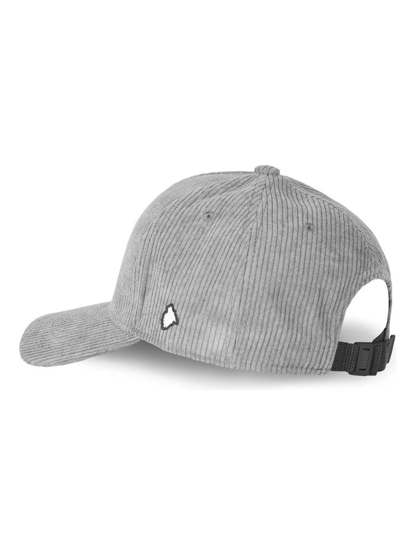Casquette uni en velours Velvet Comme Des Loups   Gris