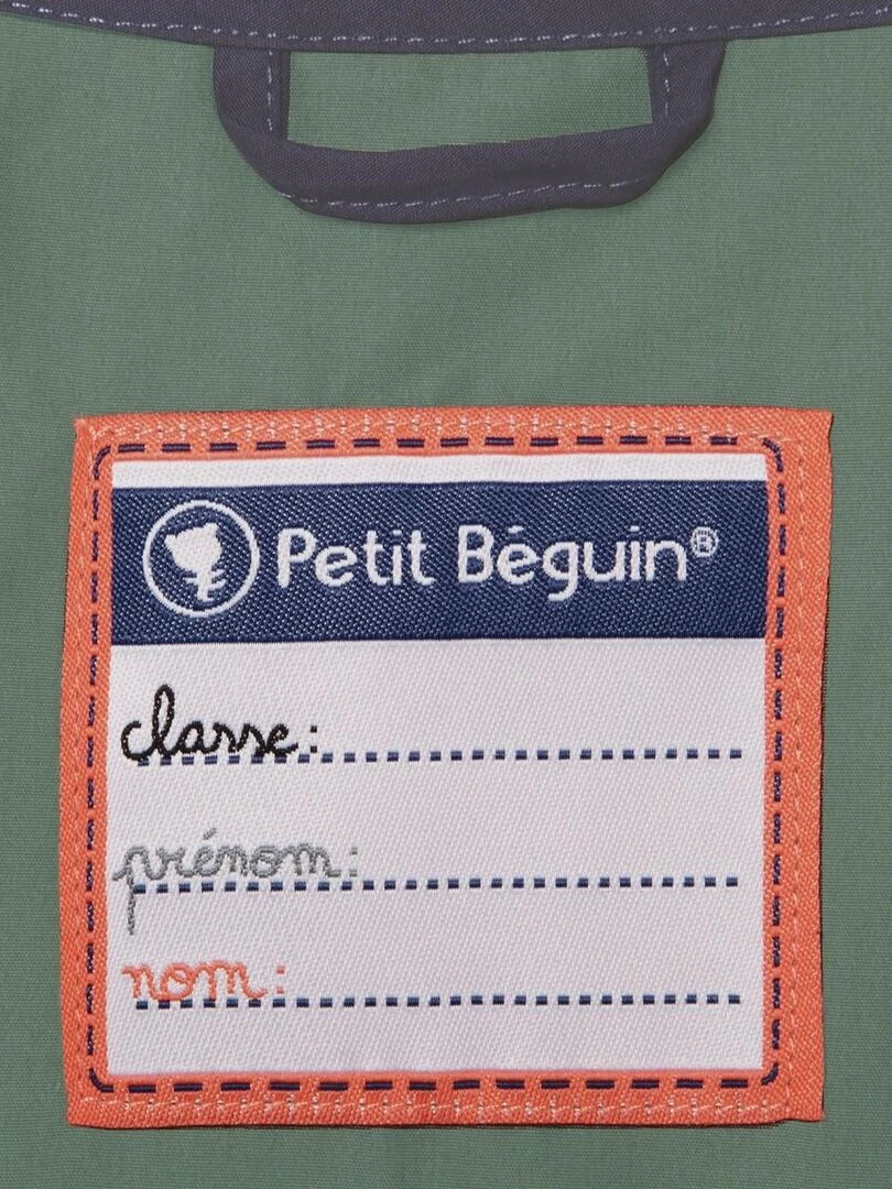 Tablier garçon Croco   Kaki