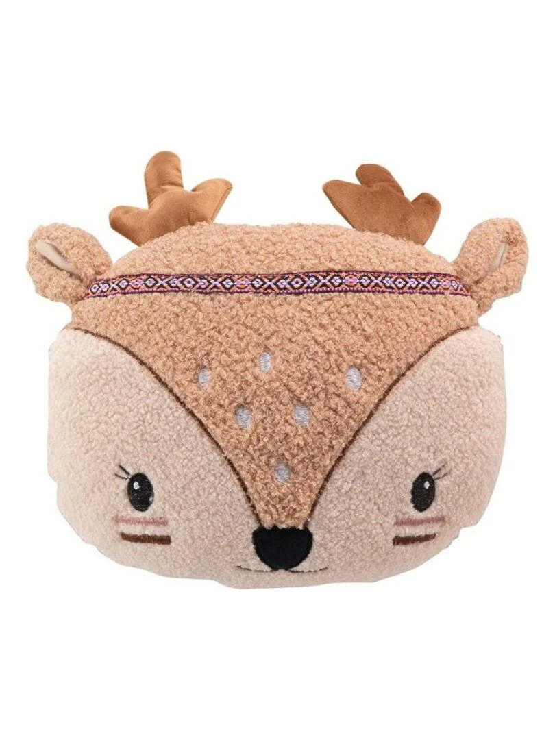 Coussin 30x30 cm Fantaisie Bambi Marron