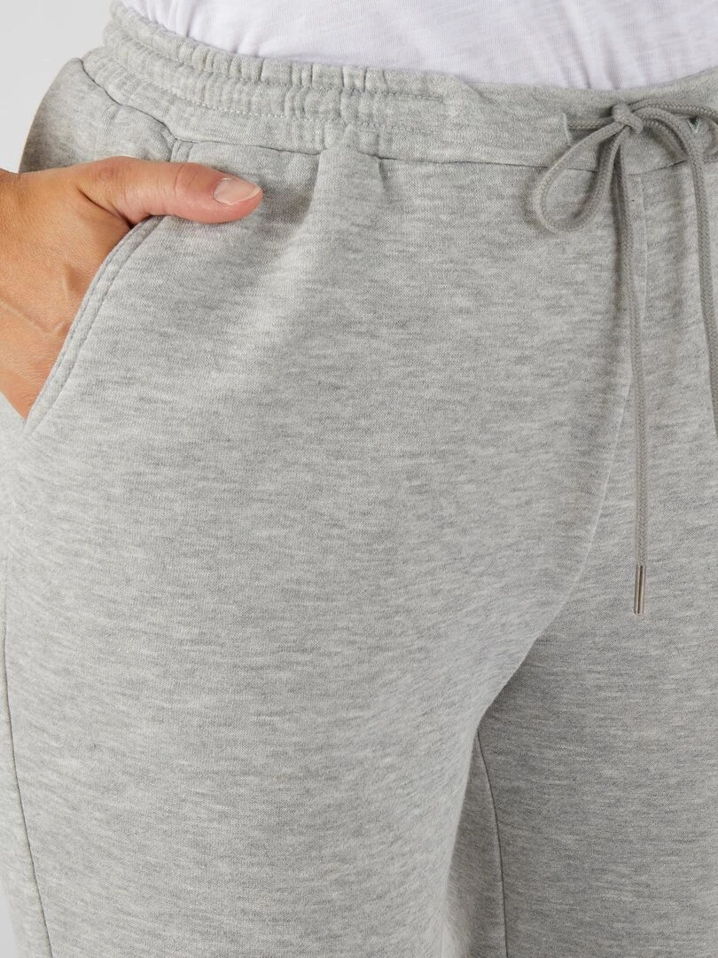 Pantalon en molleton    Happy D. by Damart   Gris chiné