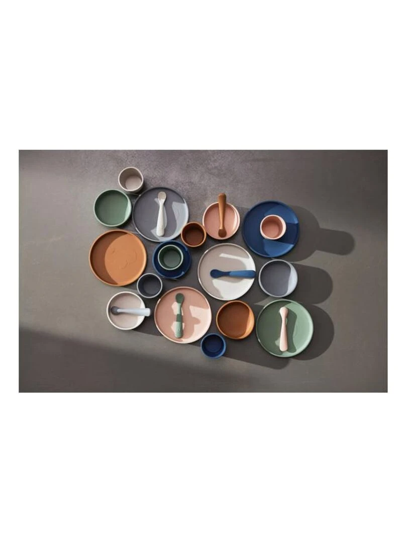 Assiette Silicone Caramel   Jollein   Marron