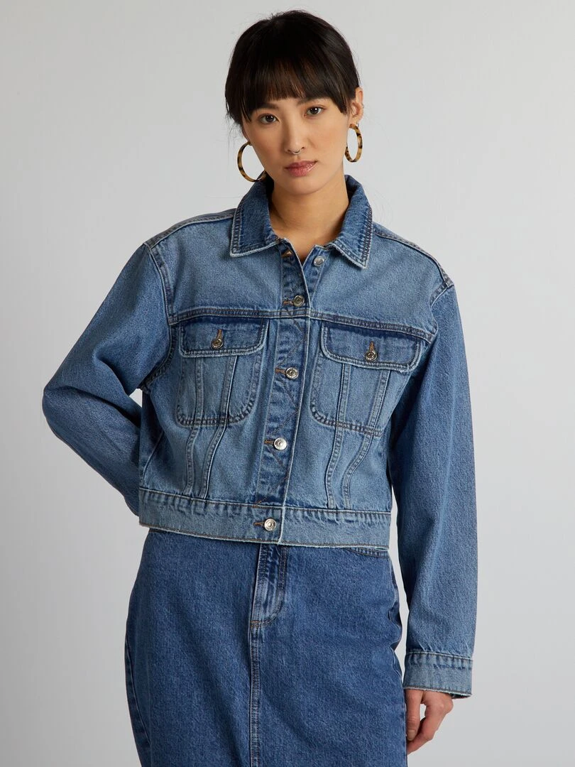 Veste courte en jean   Stone