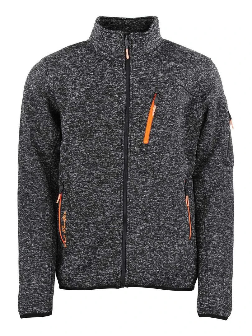 Blouson polaire homme CEMAILLON PEAK MOUNTAIN Noir Noir