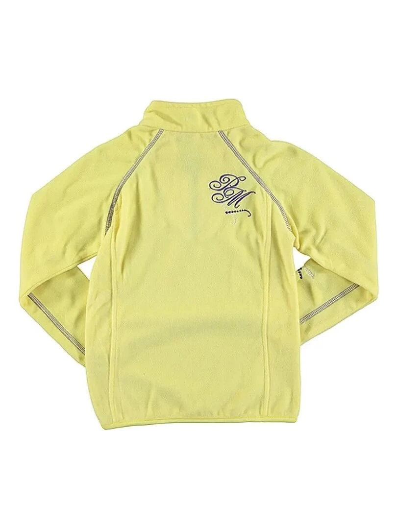 Sweat polaire fille GAFINE PEAK MOUNTAIN Jaune