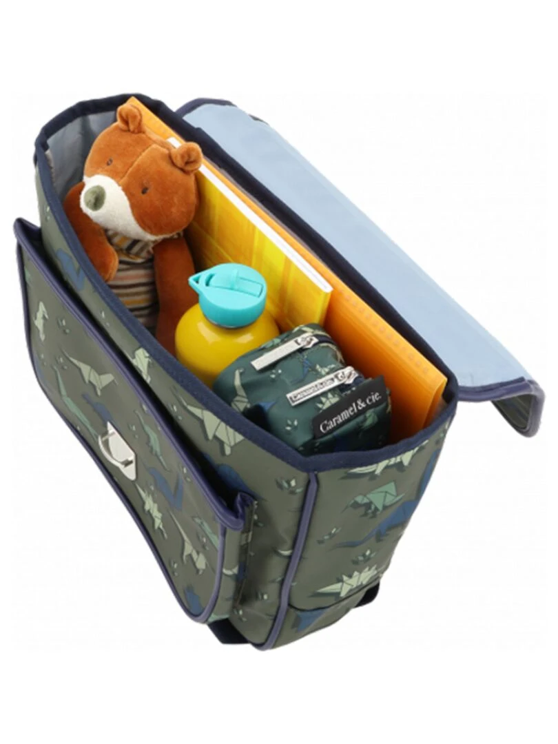 Cartable maternelle Dinogami   Vert