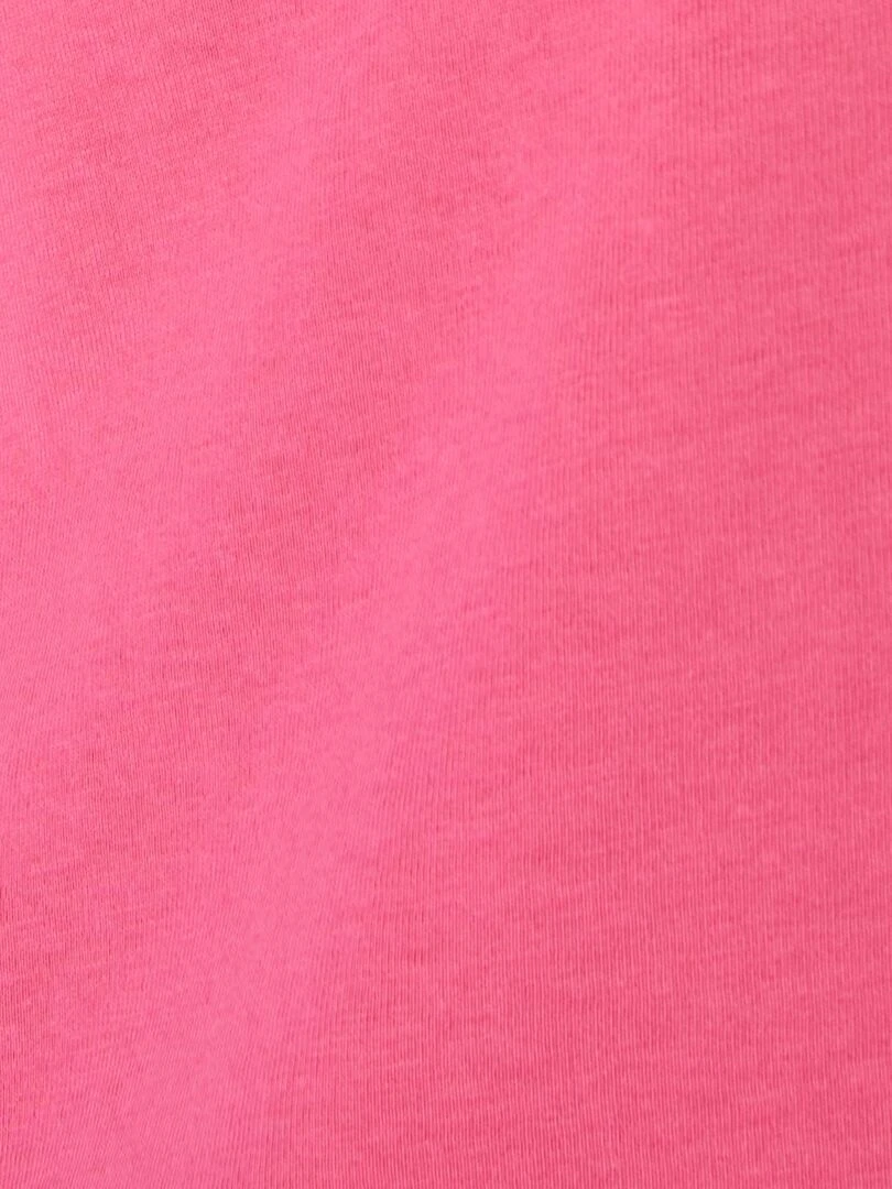 Tee shirt pur coton   Damart   Rose framboise