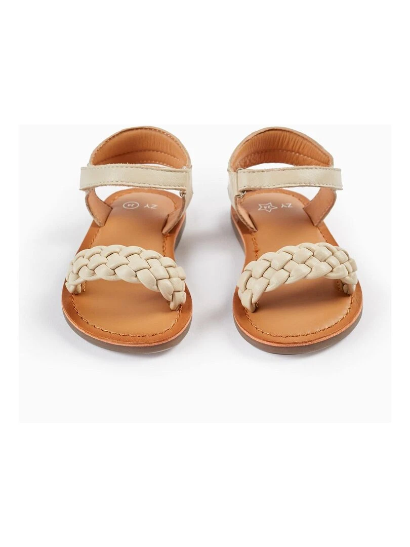 Sandales en cuir pour bébé fille MATISSE Blanc