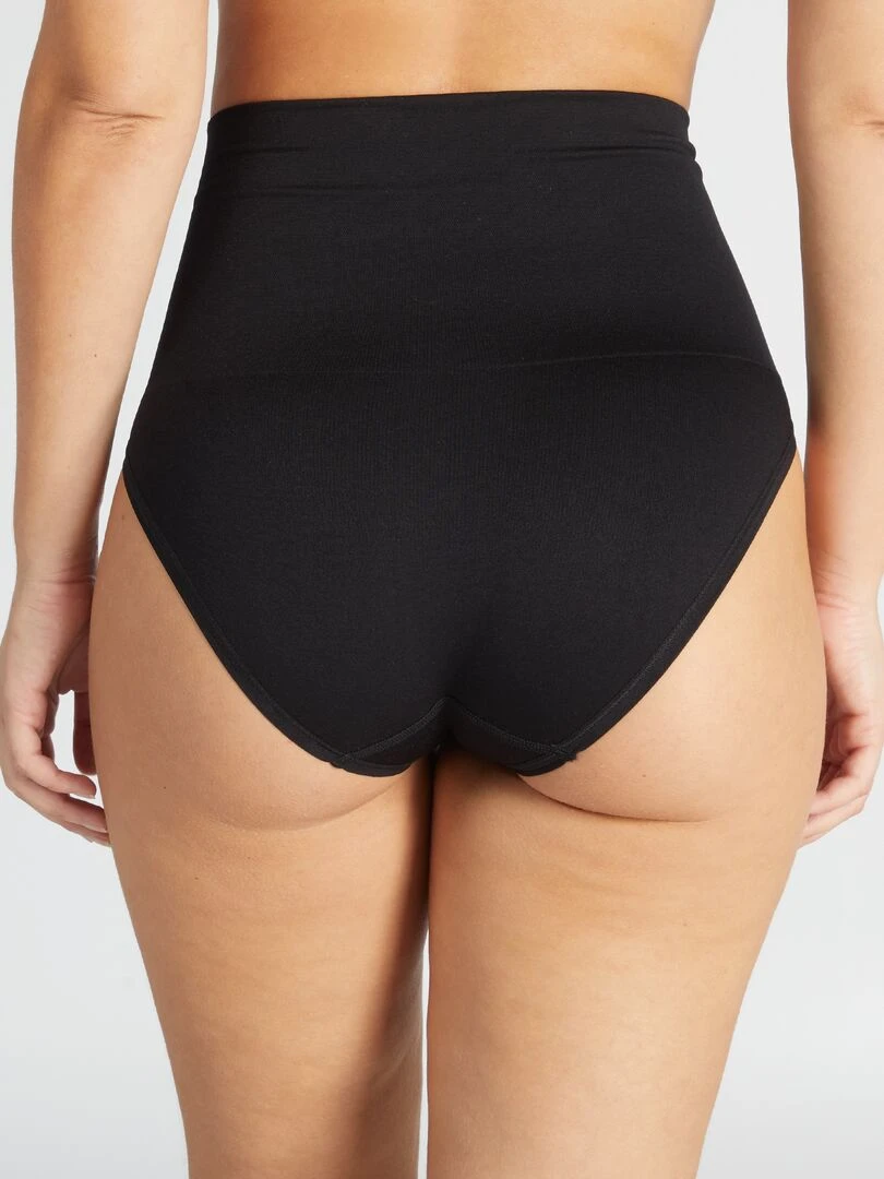 Culotte taille haute gainant   noir