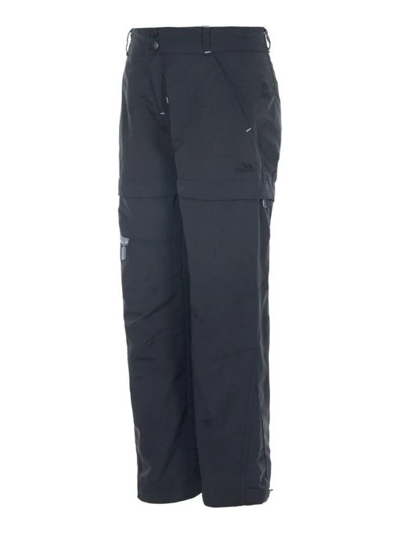 Trespass Pantalon de randonnée convertible DEFENDER Noir