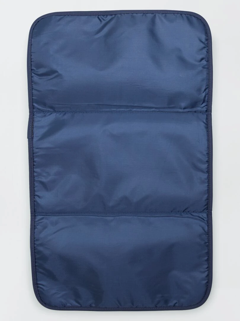 Sac à langer matelassé   Bleu