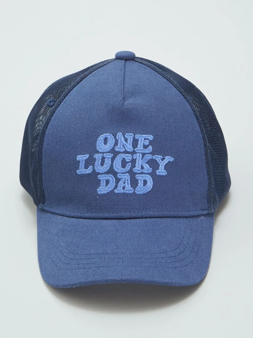 Casquette fête des pères Bleu