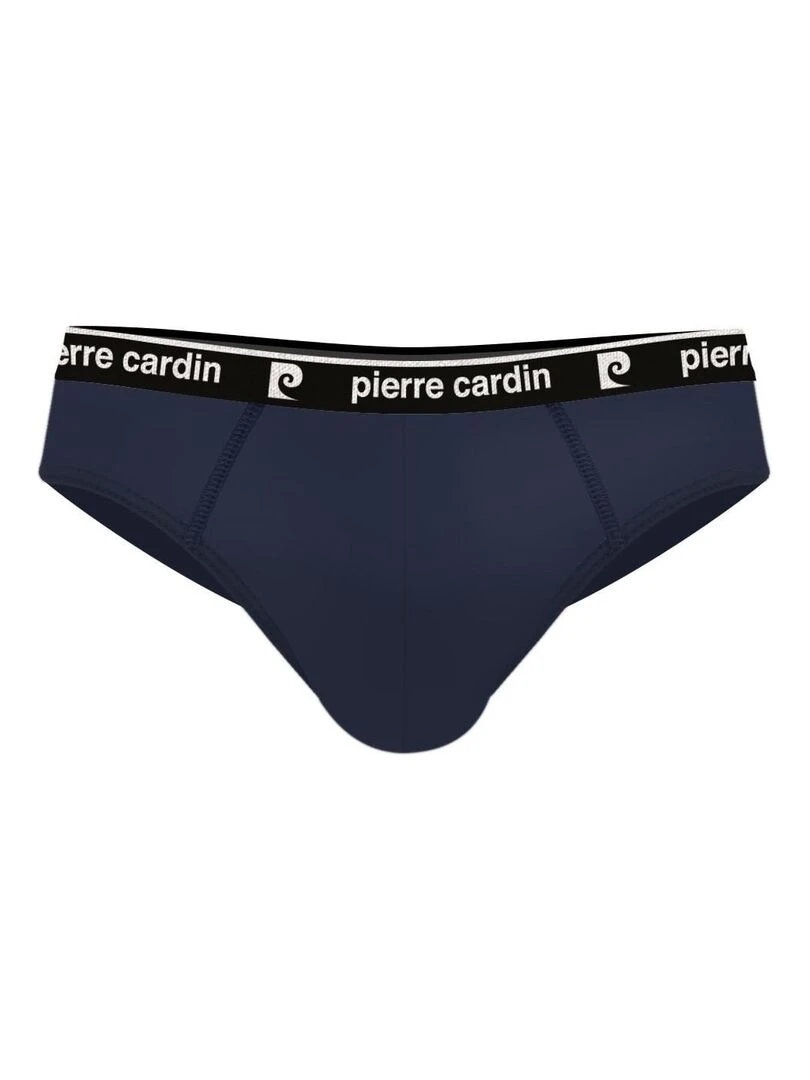Lot de 4 Slips homme en coton Pierrecardin   Noir