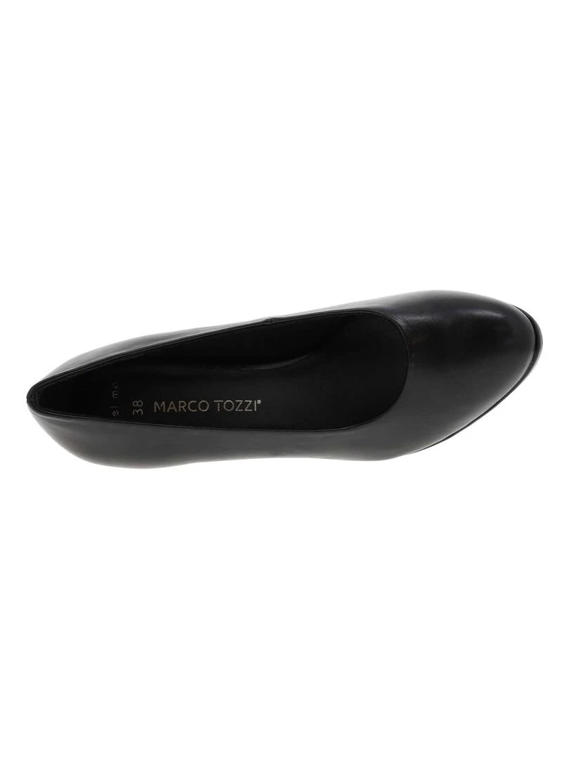 MARCO TOZZI   Escarpins talon decroche haut   Noir