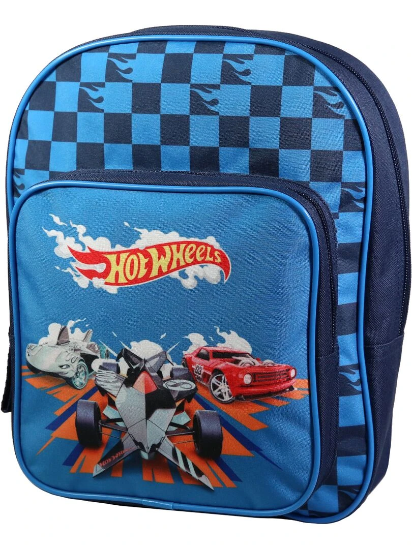 BAGTROTTER Sac à dos 31 cm avec poche maternelle Hot Wheels Bleu Bleu