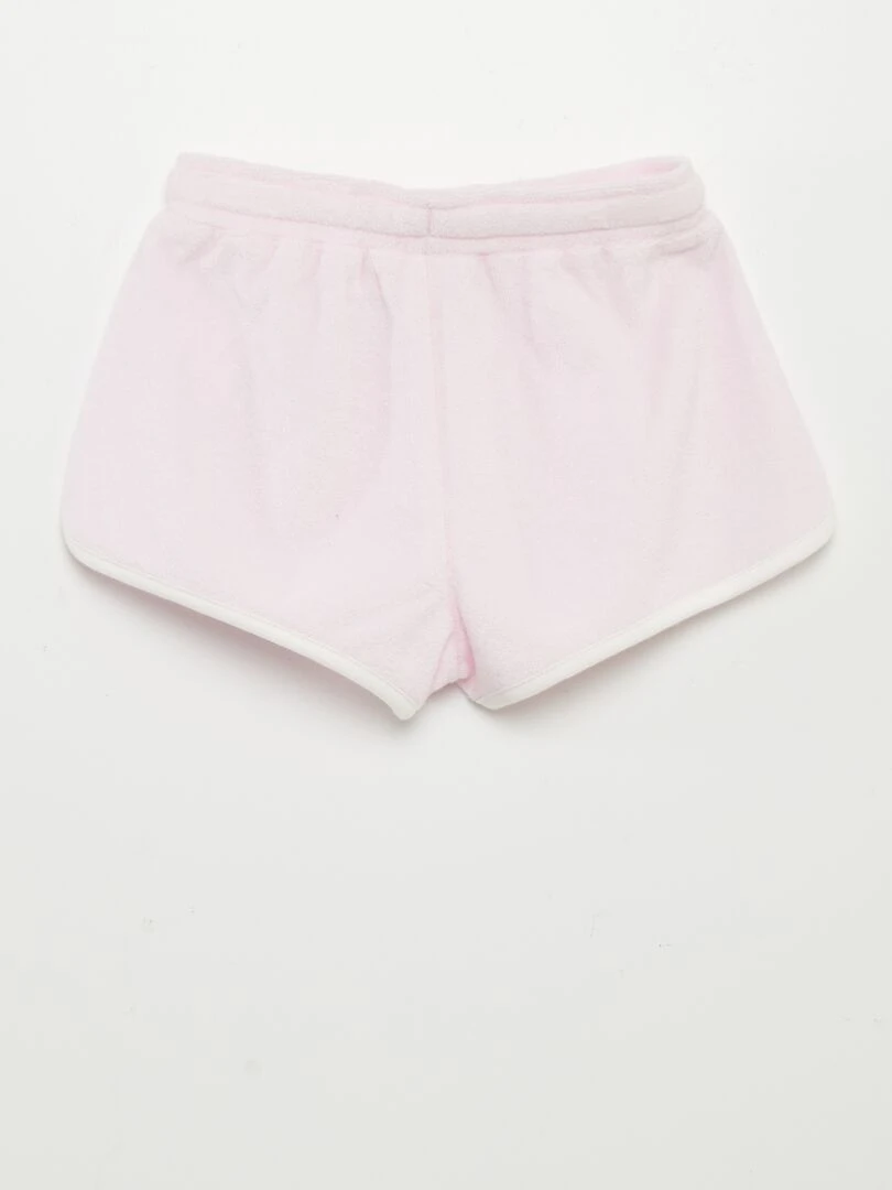 Short en éponge   Rose