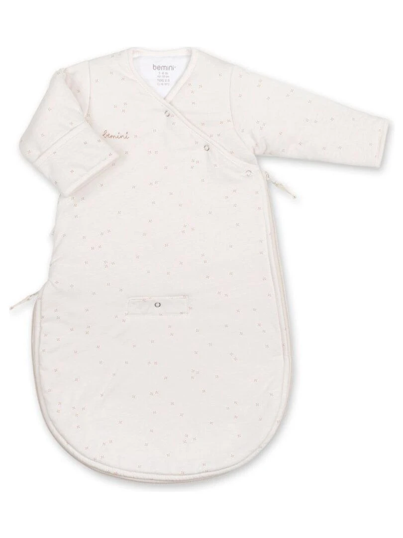Bemini Gigoteuse 1 4 mois Pady jersey + jersey tog 3 Blanc cassé