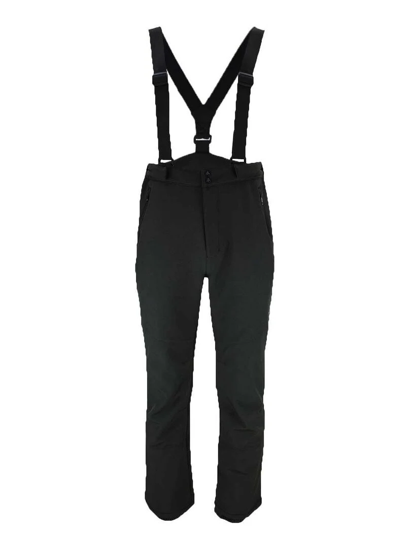 Pantalon de ski softshell homme CEPTAN PEAK MOUNTAIN Noir Noir