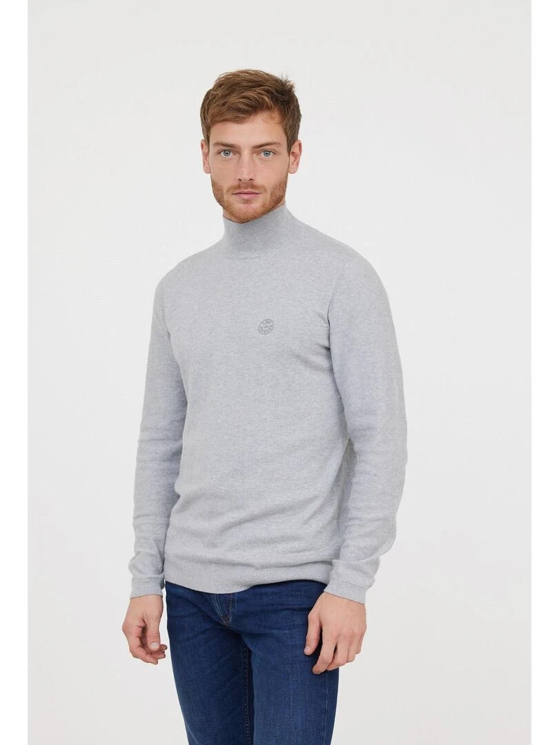 Lee Cooper Pull manches longues coton regular CERIO Gris chiné