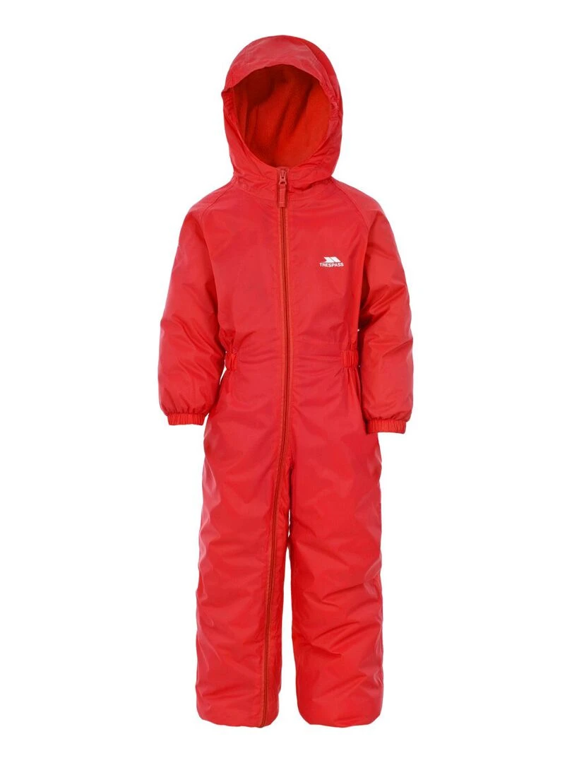 Trespass Dripdrop Combinaison imperméable unisexe Rouge