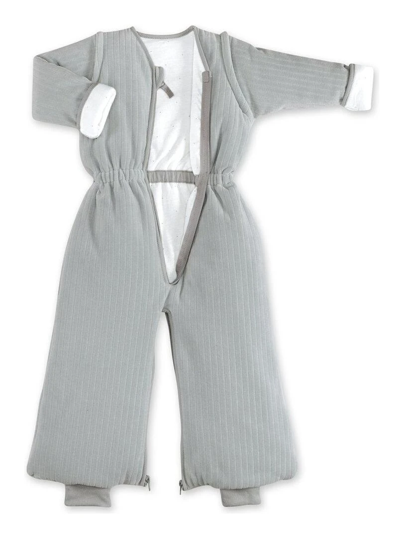 Gigoteuse naissance en coton blanc imprimé   SAUTHON   Blanc Bleu
