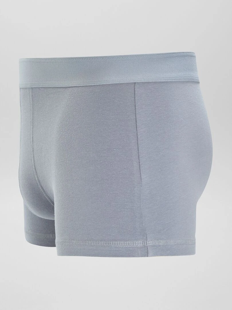 Lot de 3 boxers unis   BLEU